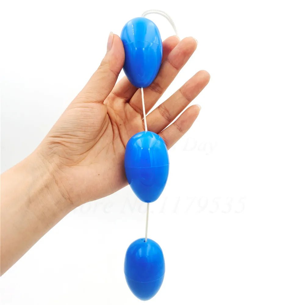 Side profile of kegel trainer showing shape