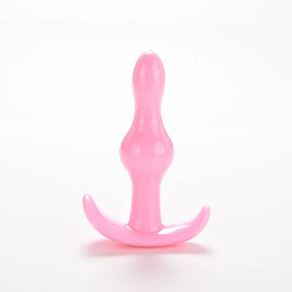 Angled view of jelly plug showing tip