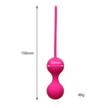 Side profile of kegel trainer showing shape