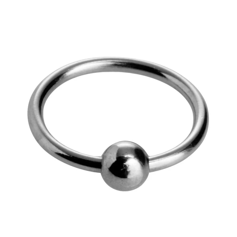 Close-up of silicone or metal ring material