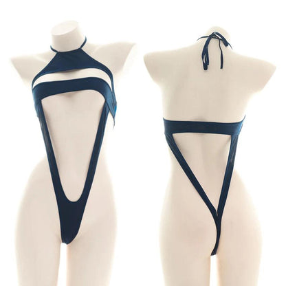 Lingerie worn by model   full outfit view