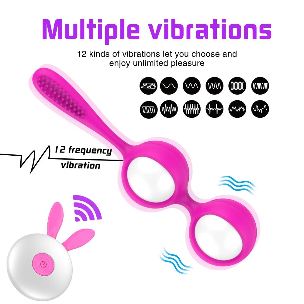 Side profile of kegel trainer showing shape