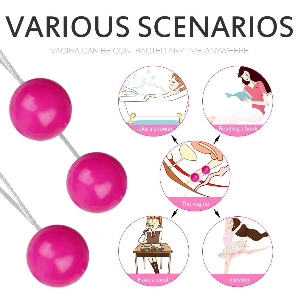Colour and material options for kegel trainer