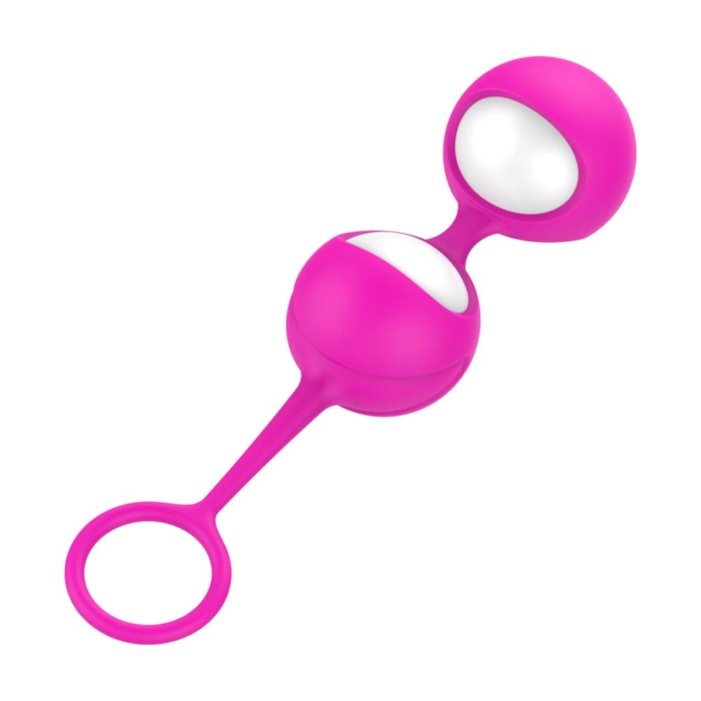 Multiple kegel ball sizes displayed together
