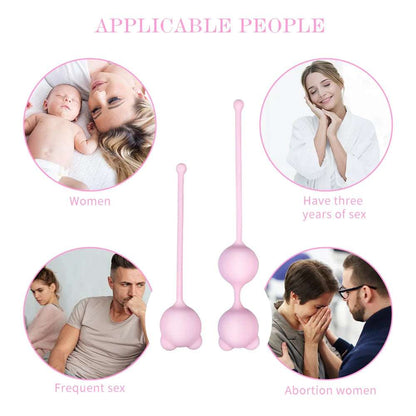 Safe Silicone Smart Kegel Ball Ben Wa Ball intimate Tighten Exercise Machine Adults intimatel Shrinking Products adult toys For Women