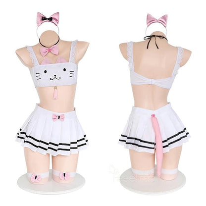 Side view of lingerie showing silhouette