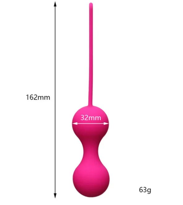 Size comparison of kegel exercise device