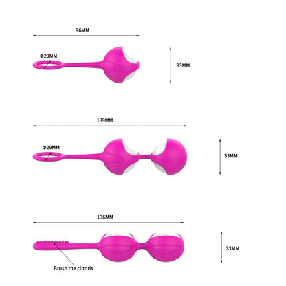Colour and material options for kegel trainer
