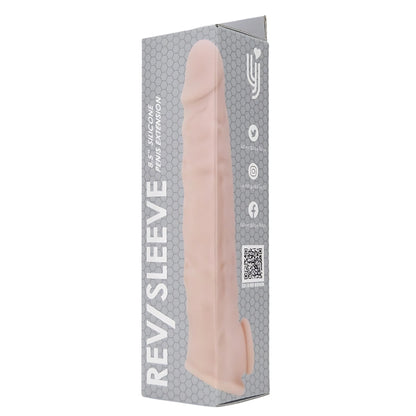 Rev-Sleeves 8.5 Inch Realistic Silicone Penis Extension Sleeve