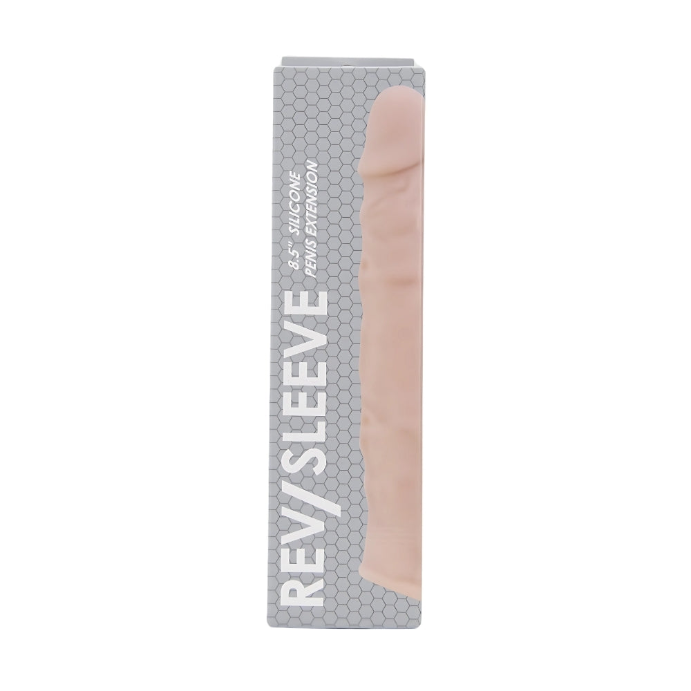 Rev-Sleeves 8.5 Inch Realistic Silicone Penis Extension Sleeve