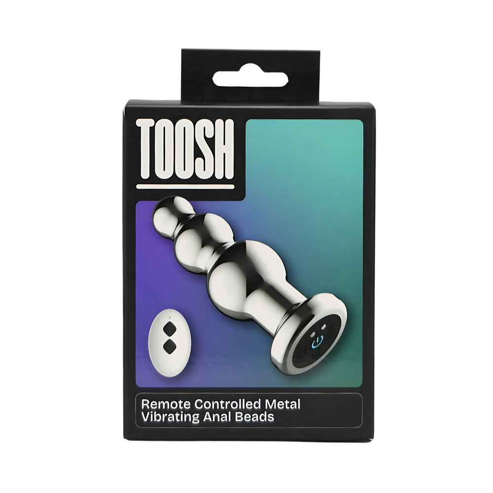 Toosh Remote Controlled Metal Vibrating Anal Beads
