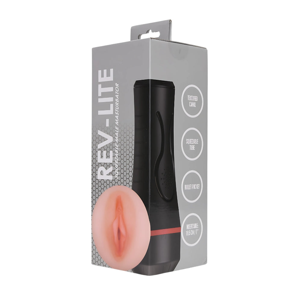 Rev-Lite Squeezable Male Masturbator