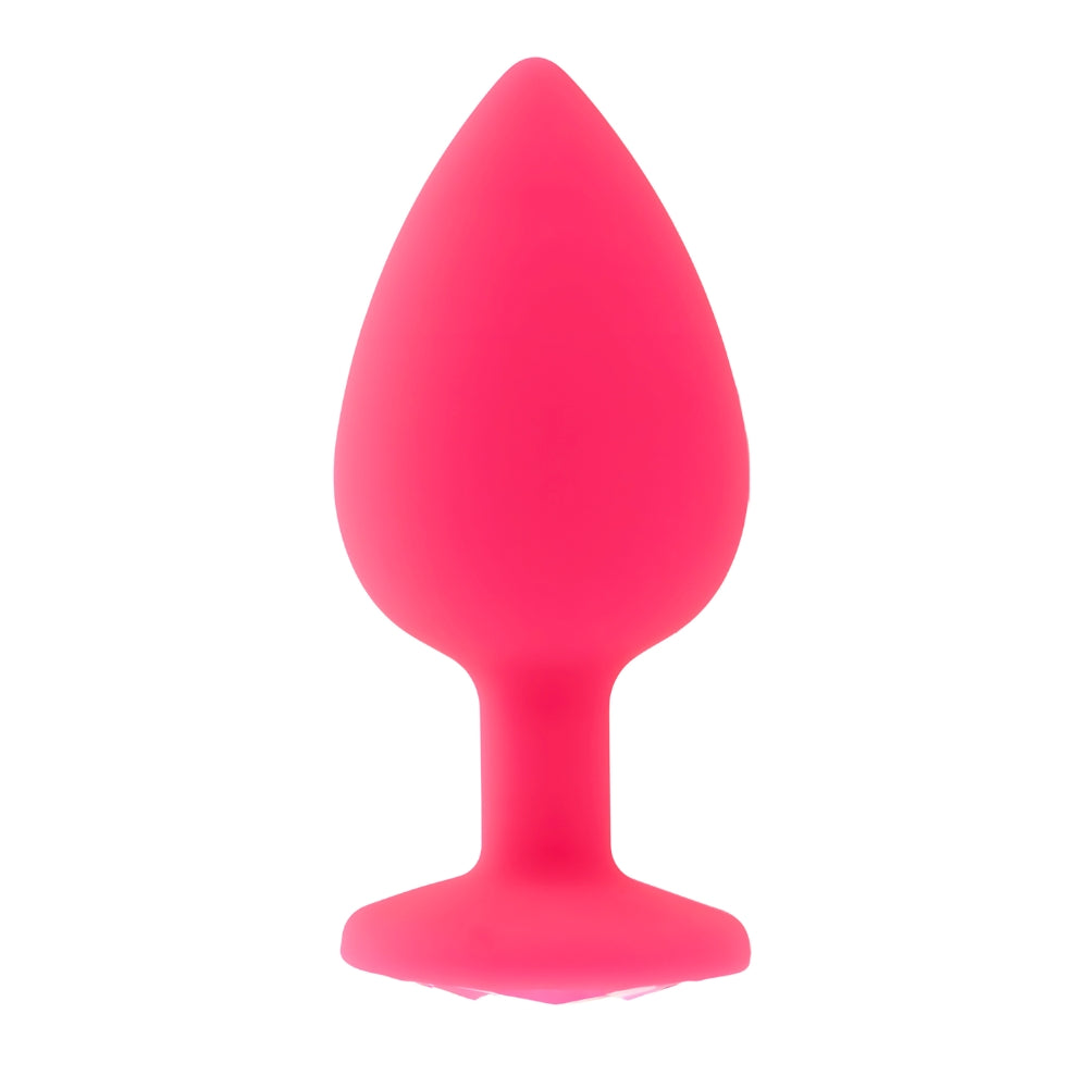 Toosh Pink Silicone Butt Plug Large