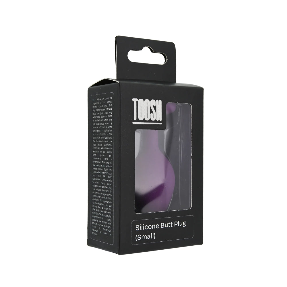 Toosh Purple Silicone Butt Plug Small