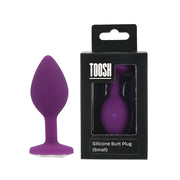 Toosh Purple Silicone Butt Plug Small