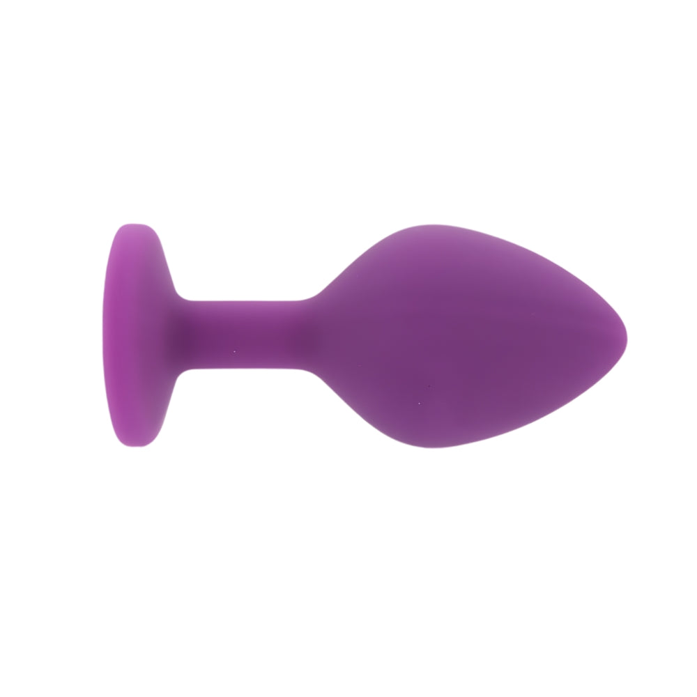 Toosh Purple Silicone Butt Plug Medium
