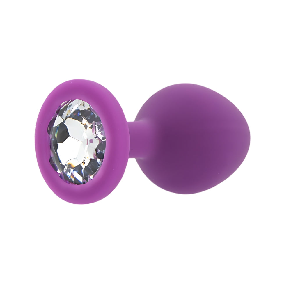 Toosh Purple Silicone Butt Plug Medium