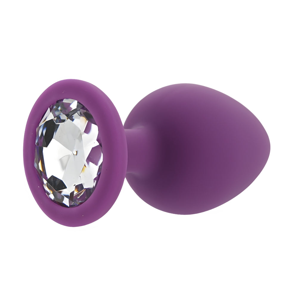 Toosh Purple Silicone Butt Plug Large