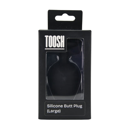 Toosh Black Silicone Butt Plug Large