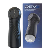 Rev Sucking and Vibrating Male Masturbator
