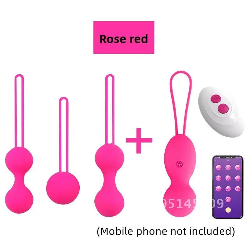 Kegel exercise set with multiple pieces