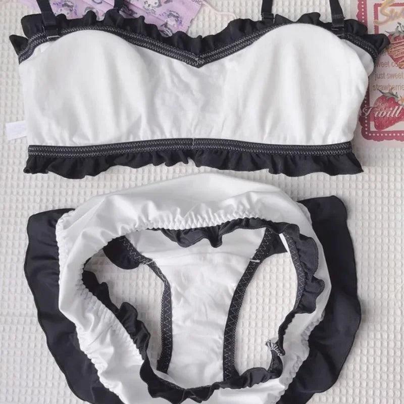 Rear view of lingerie showing back design