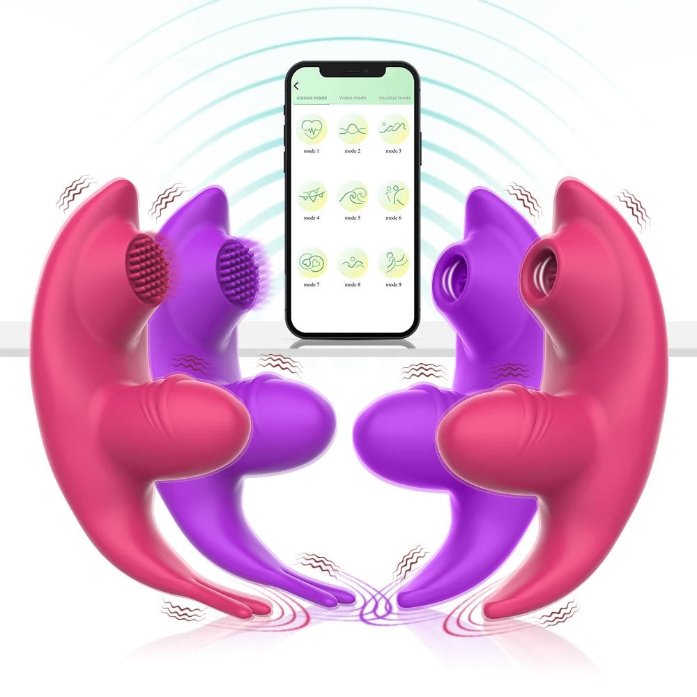 Size comparison of vibrator with scale reference