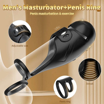 APP Male pleasureor intimate Training Vibrator adult toy for Men with 10 Vibration Modes intimate ring Glans Stimulator,Adult adult toys
