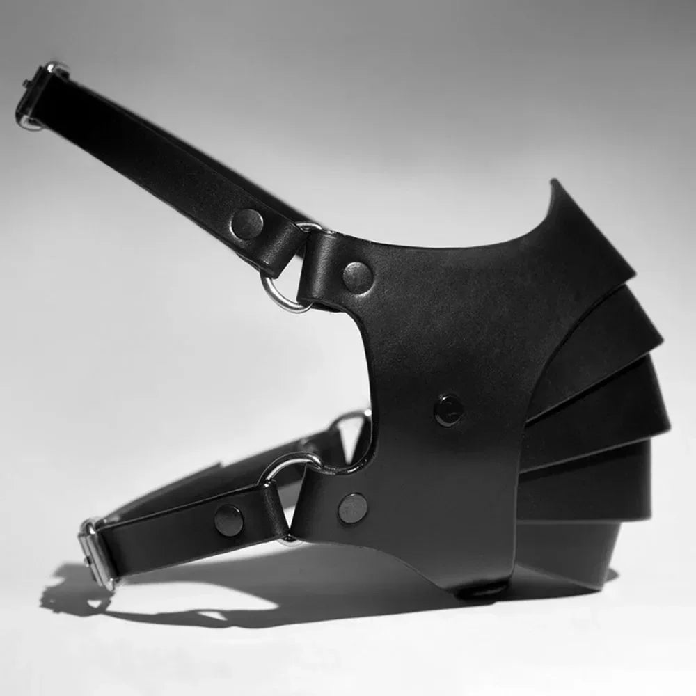 Bdsm Mask Punk Leather Motorcycle Face Mask