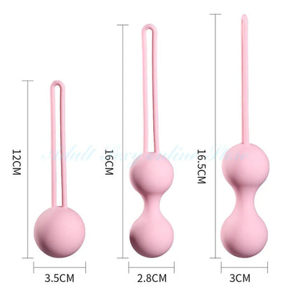 Size comparison of kegel exercise device