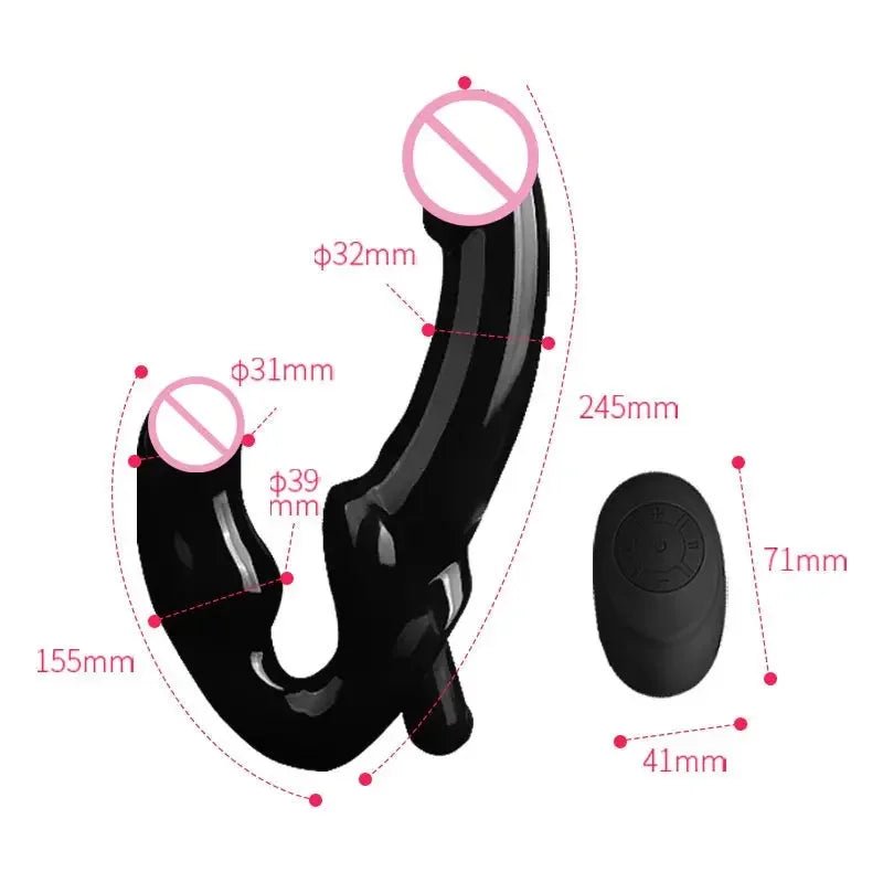 Compatible attachment or dildo included
