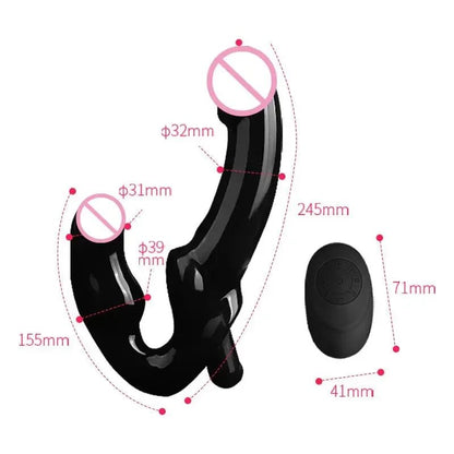 Compatible attachment or dildo included