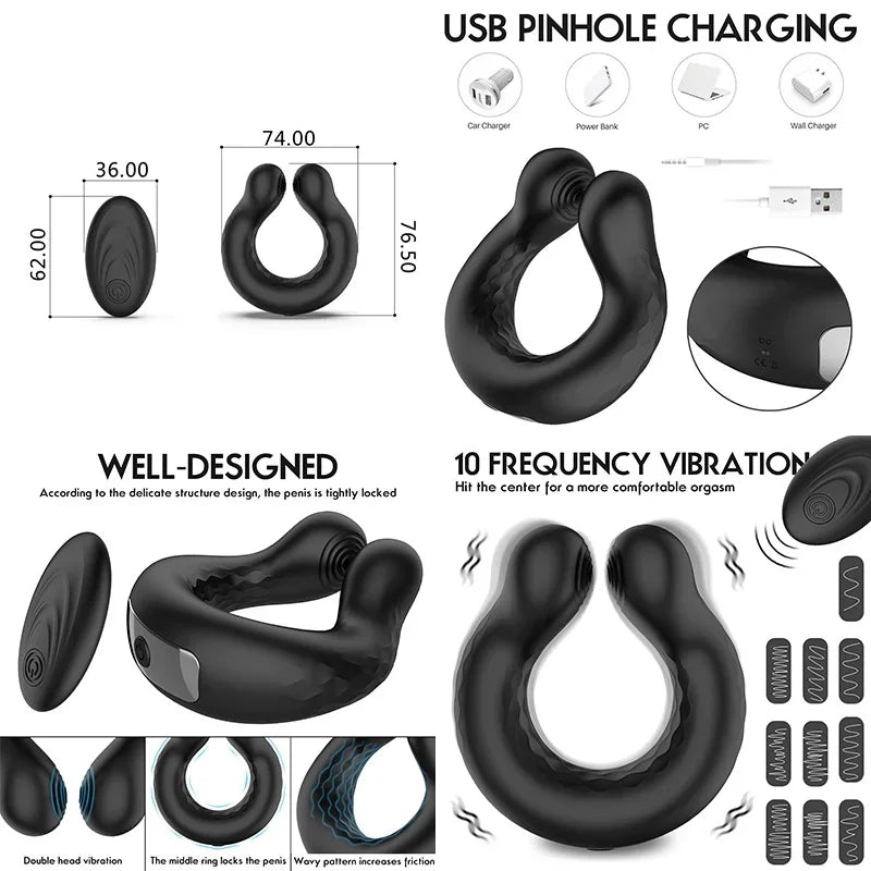 Strap-on harness   front product view