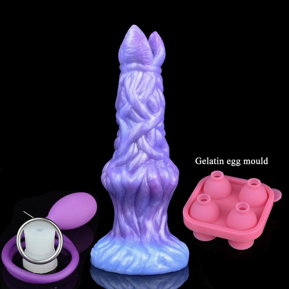 Packaging and accessories included with colmiss silicone pneumatic ovipositor for unique pleasure experience