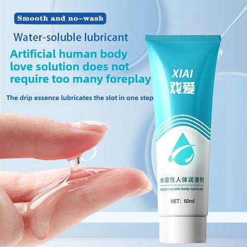 Bottle or tube of intimate lubricant   front label view