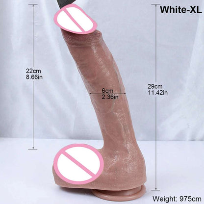 XXL Oversized Realistic Huge Design With Suction C   multiple variants displayed