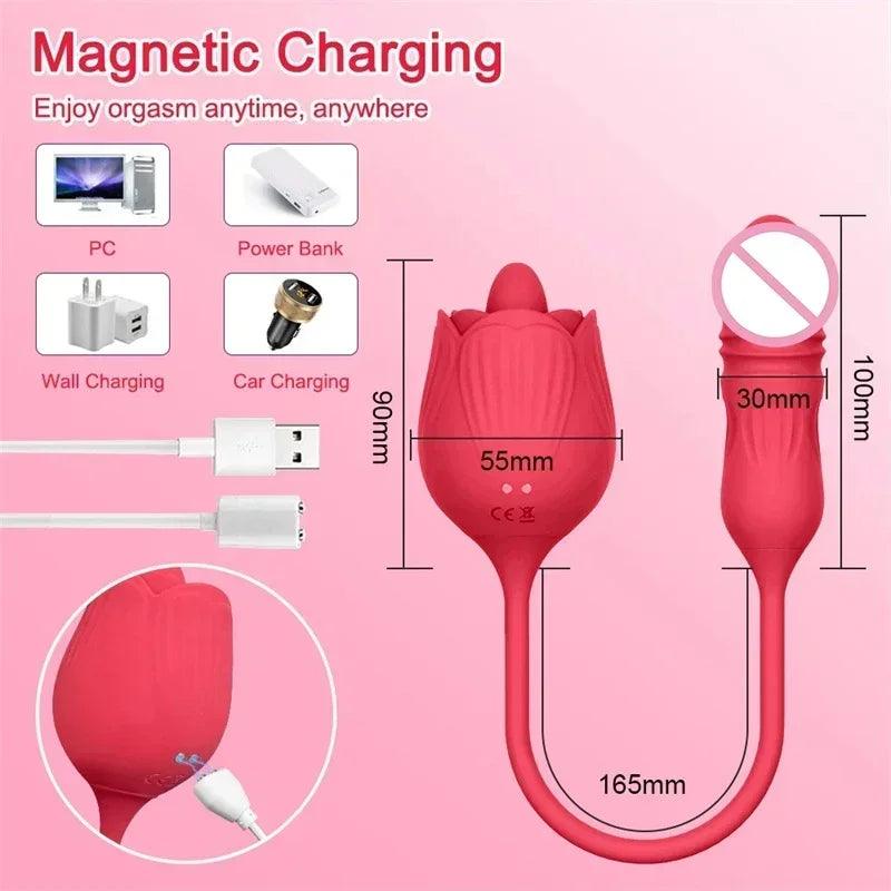 Erotic Couple Vibrator – side view