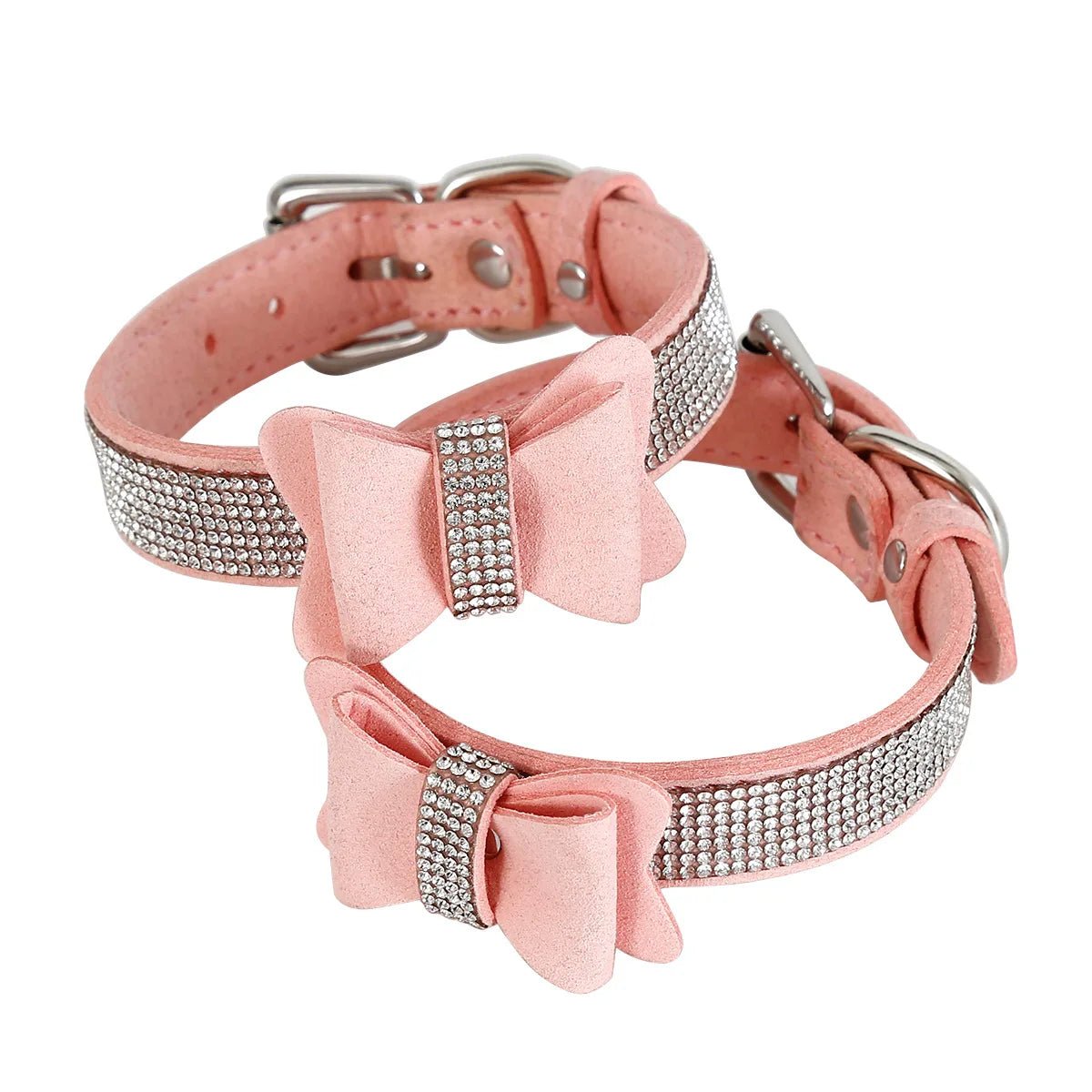 3Pcs/Set Pink Bondage Kit Restraints With Rhinestone Bows