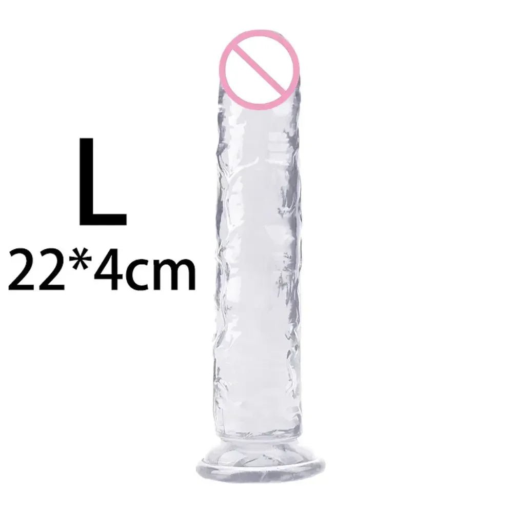Packaging and accessories included with 5 colours small transparent suction cup jelly toy for fun