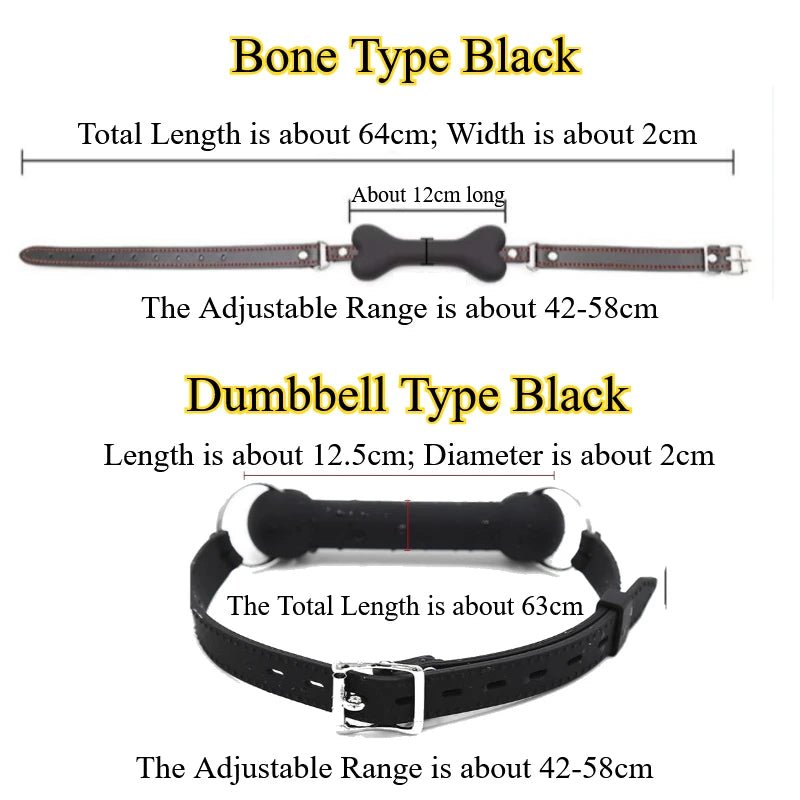 Soft Silicone Mouth Gag Ball Bdsm Oral Fixation Restraints