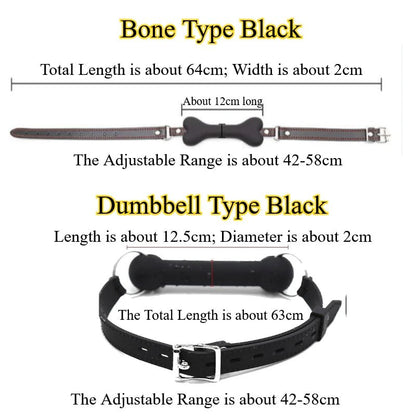 Soft Silicone Mouth Gag Ball Bdsm Oral Fixation Restraints