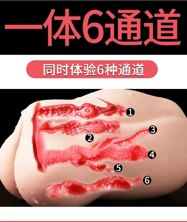 Side profile of male pleasure device