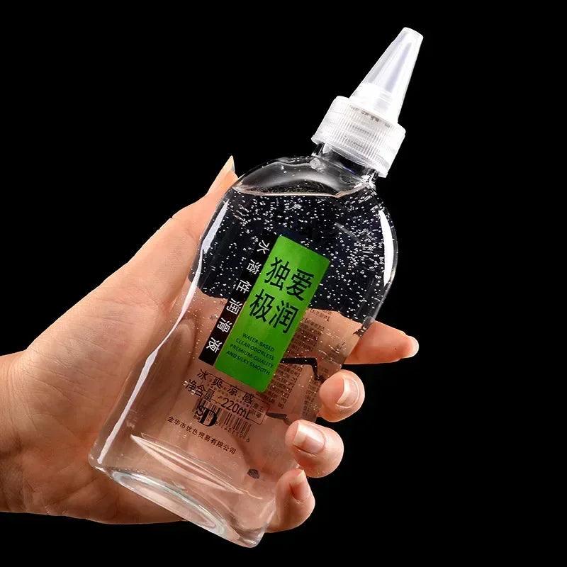 Pump or dispenser detail on lubricant bottle