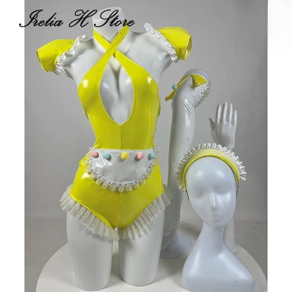Lingerie piece shown on dress form   front view
