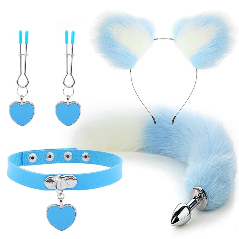 Colour variant spread for fox tail and ear set