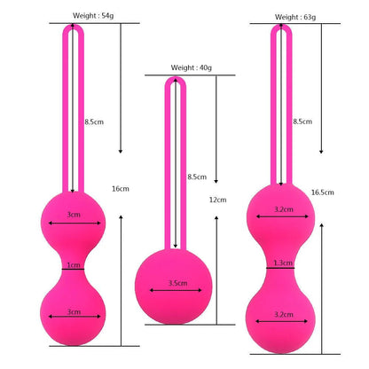 Size comparison of kegel exercise device