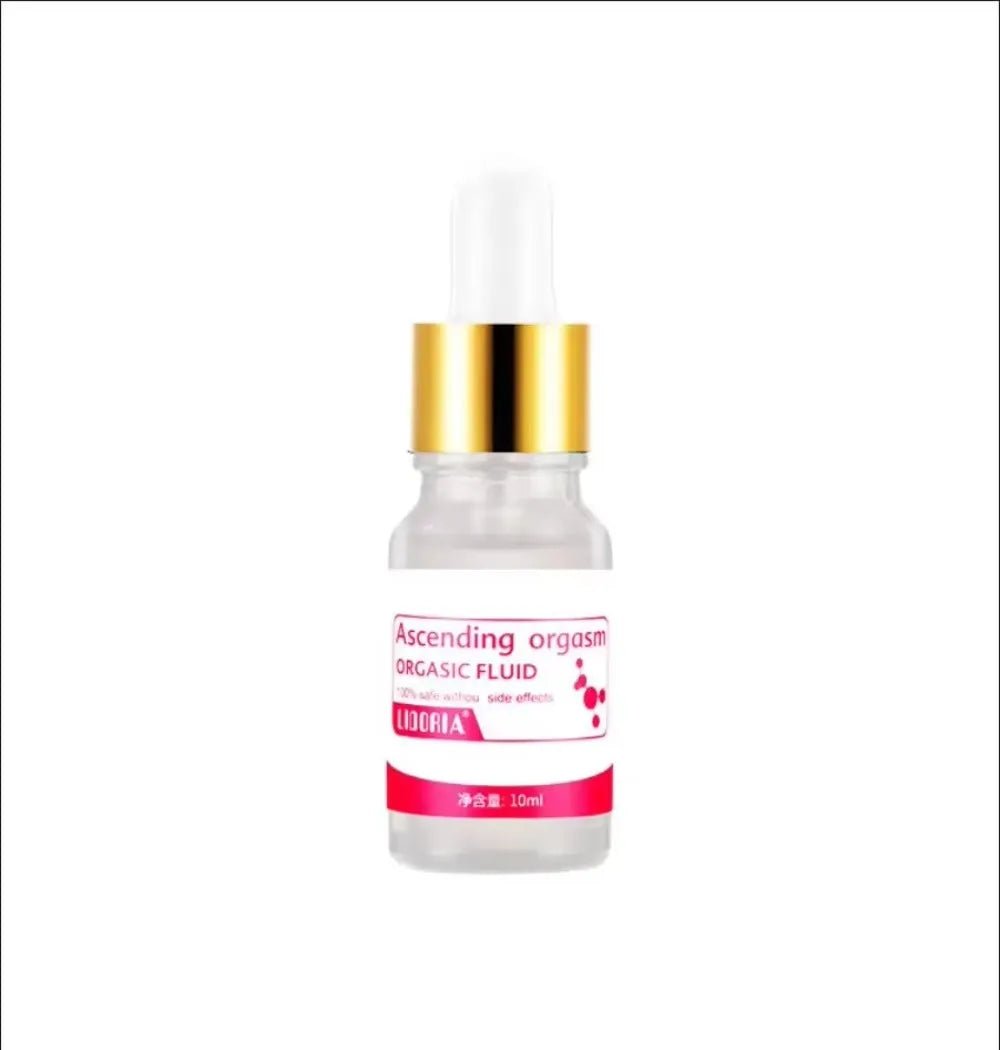 Size comparison of new upgrade women fashion tightening orgasmic gel exciter oil with scale reference