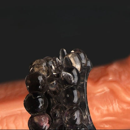 Set of rings displayed together in size order