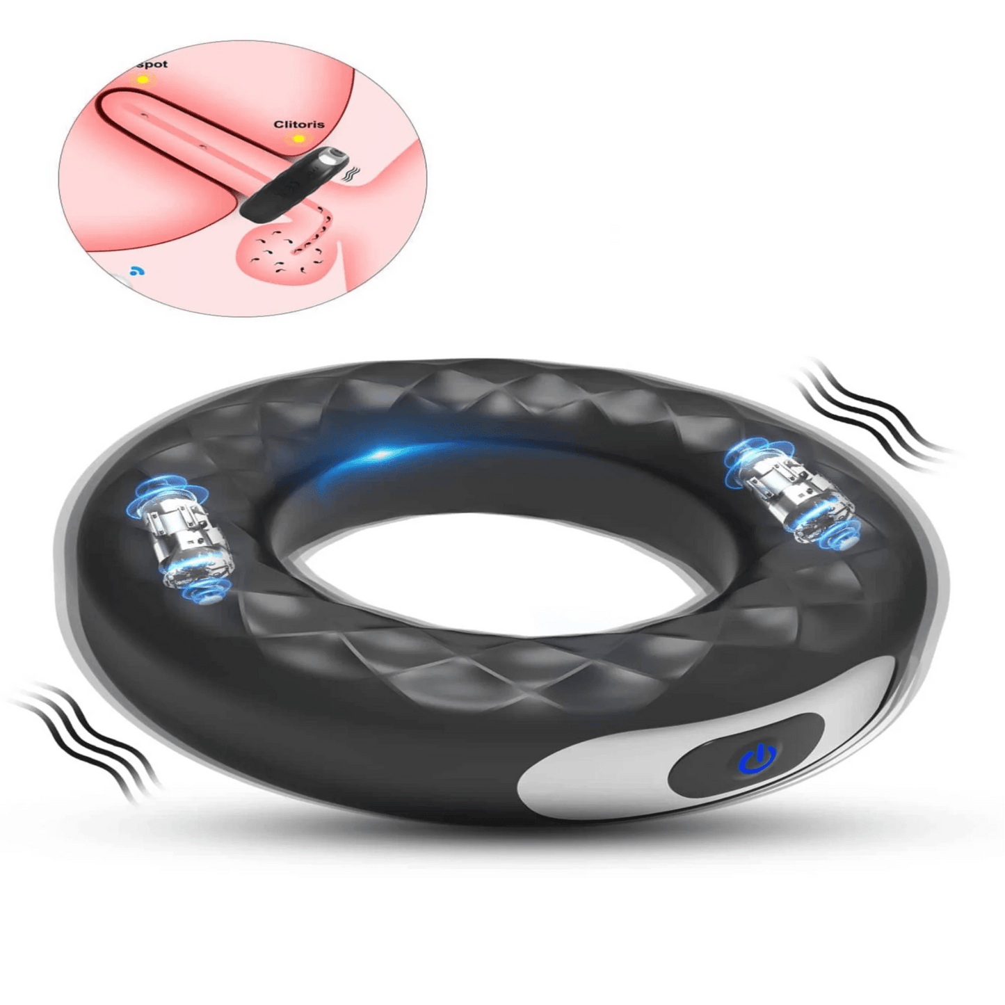 Intimate ring   product view on neutral background