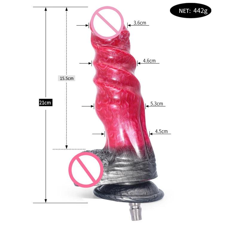 Gift packaging and box for rough beast silicone animal toy for ultimate pleasure experience